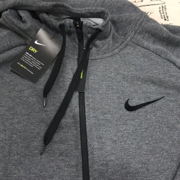 Nike Dri-FIT Men's Full-Zip Training Hoodie - Picture 3 of 5
